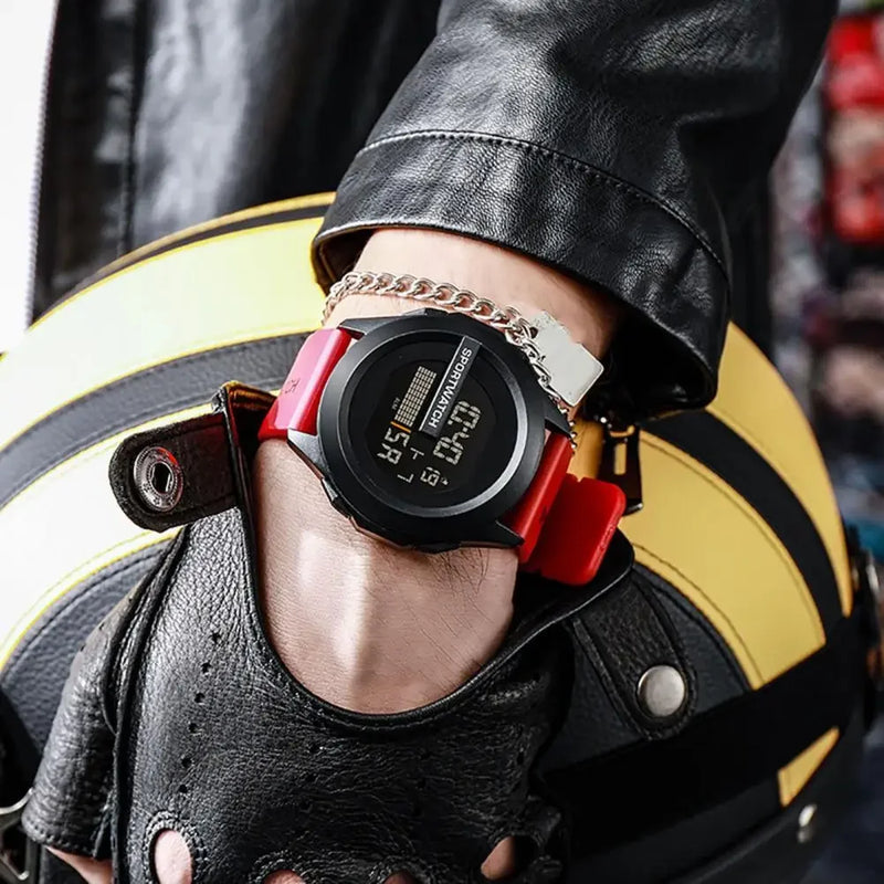 Men's Sports Watches Alarm Clock Multifunction Men LED Digital Watch Waterproof Fitness Sport Electronic Watch for Male Clock