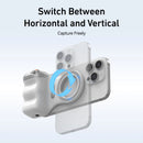 TELESIN Magnetic Phone Camera Shoot Hand Grip Phone Holder Shooting Aid Remote Control Handle for Iphone HUAWEI SAMSUNG Phone