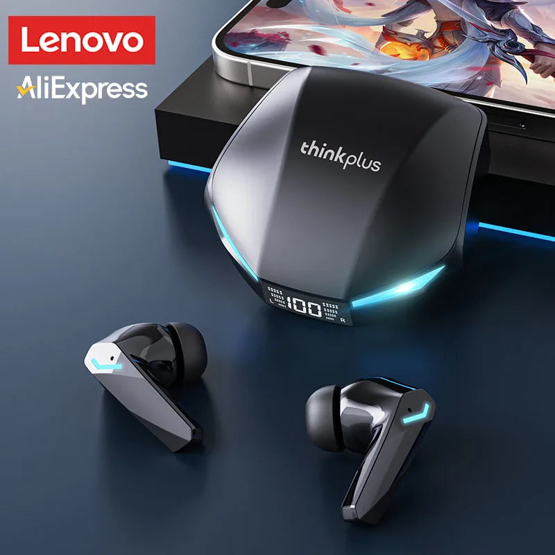 Lenovo GM2 Pro Bluetooth 5.3 Earphones Sports Headset Wireless In-Ear Gaming Low Latency Dual Mode Music Headphones New