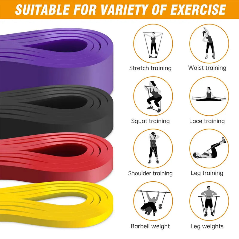 Resistance Bands, Exercise Bands Pull Up Assist Bands Powerlifting Bands for Men and Women Fitness Training,Home Workouts